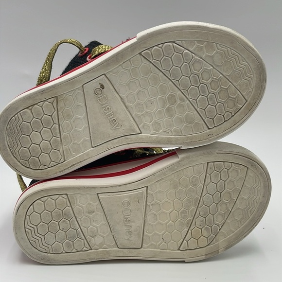 Disney Mickey Mouse Toddler High Tops with Bling - Size 7 - Picture 11 of 13